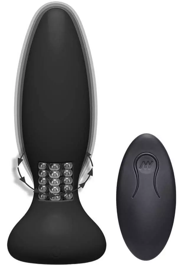 14,3 X 3,9 Cm Doc Johnson - A-Play - Rimmer - Experienced - Rechargeable Anal Plug Black -Akku Power 3 14,3 X 3,9 Cm Doc Johnson - A-Play - Rimmer - Experienced - Rechargeable Anal Plug Black -Akku Power