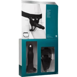 Doc Johnson 17,8 X 4,4 Cm Body Extensions Strap-On - BE Daring Black -Volwassen Speelgoed Geschaft 0800 06 bx 6