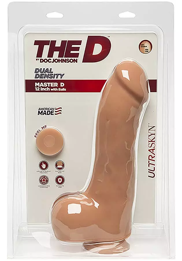 33 X 8 Cm Doc Johnson THE D Master D Dildo Mit Hoden Ultraskyn Flesh 4 33 X 8 Cm Doc Johnson THE D Master D Dildo Mit Hoden Ultraskyn Flesh – Bild 2