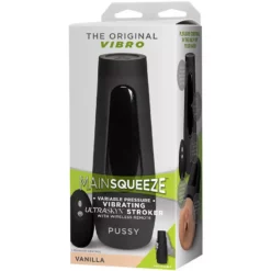 Doc Johnson Masturbator - Main Squeeze - The Original Vibro Pussy - 9 Functions Flesh -Volwassen Speelgoed Geschaft 5100 05 bx