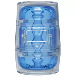 Doc Johnson Masturbator - Main Squeeze - Optix Pop-Off Clear Blue -Volwassen Speelgoed Geschaft 5203 02 bx dupe1