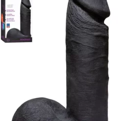 Doc Johnson 18 X 4 Cm Vac-U-Lock UR3 Realistic Black Cock