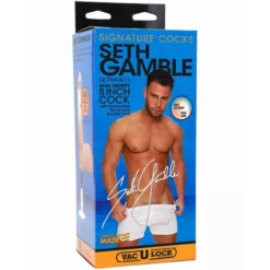 20,3 X 3,8 Cm Doc Johnson - Signature Cocks Seth Gamble 8" Cock W/ Suction Cup - Dildo - Flesh -Volwassen Speelgoed Geschaft 8160 20 bx 3 1