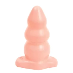 Doc Johnson 14 X 4,5-6 Cm Triple Ripple Buttplug Large Flesh -Volwassen Speelgoed Geschaft artikelnummer1970 01