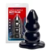 Doc Johnson 14 X 4,5-6 Cm Triple Ripple Buttplug Large Black 1 Doc Johnson 14 X 4,5-6 Cm Triple Ripple Buttplug Large Black -Volwassen Speelgoed Geschaft artikelnummer3031 02