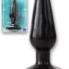Doc Johnson 12 X 4 Cm Medium ASS STUFFER Black - Buttplug Schwarz -Volwassen Speelgoed Geschaft assstufferblck