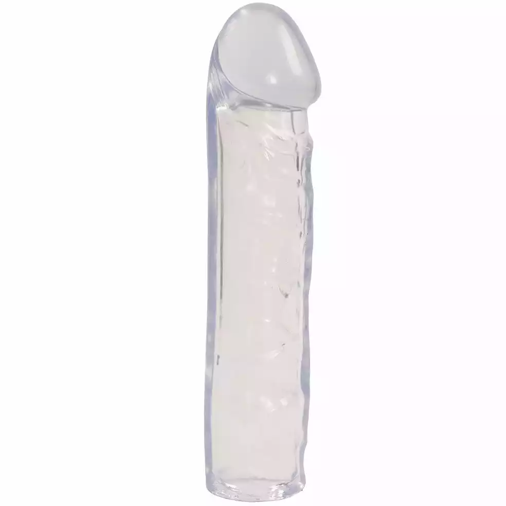 Doc Johnson Big Warhead Vibrator Sleeve - 4,5 Cm Extension - Clear 2 Doc Johnson Big Warhead Vibrator Sleeve - 4,5 Cm Extension - Clear