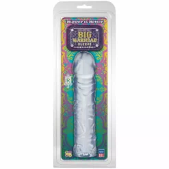 Doc Johnson Big Warhead Vibrator Sleeve - 4,5 Cm Extension - Clear -Volwassen Speelgoed Geschaft doc johnson 7002 03 CD dupe2 sleeve clear