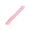 Doc Johnson 30 X 4 Cm Crystal Jellies Jr.Doppeldildo Pink -Volwassen Speelgoed Geschaft doppeldildo pink 01