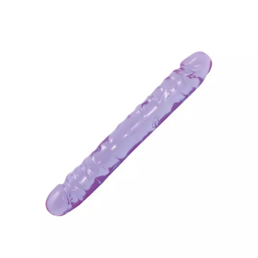 Doc Johnson 30 X 4 Cm Crystal Jellies Jr.Doppeldildo Purple 3 Doc Johnson 30 X 4 Cm Crystal Jellies Jr.Doppeldildo Purple