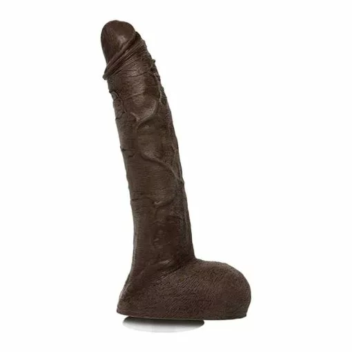 Doc Johnson - Vac-U-Lock Jason Luv - Ultraskyn Cock - Vac-U-Lock Suction Cup Chocolat 25.5cm -Volwassen Speelgoed Geschaft jason luv ultraskyn cock vac u lock suction cup chocolat 255cm