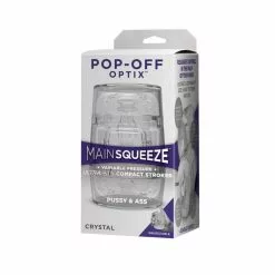 Doc Johnson, Main Squeeze Pop-Off Optix Crystal -Volwassen Speelgoed Geschaft pop off optix crystal 33