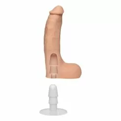 Doc Johnson - Vac-U-Lock Vac-U-Lock Realistic Cocks Chad White 8.5 Inch ULTRASKYN -Volwassen Speelgoed Geschaft vac u lock realistic cocks chad white 85 inch ultraskyn3