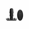 Doc Johnson - Vac-U-Lock Vibrating Plug With Wireless Remote - Black -Volwassen Speelgoed Geschaft vibrating plug with wireless remote black