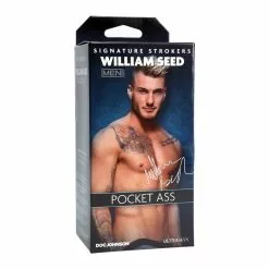 Doc Johnson - Signature Series William Seed - ULTRASKYN - Pocket Ass -Volwassen Speelgoed Geschaft william seed ultraskyn pocket ass2